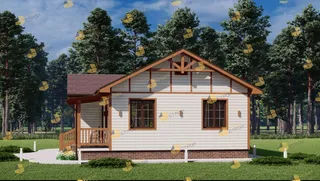 Одноэтажный коттедж Михнево