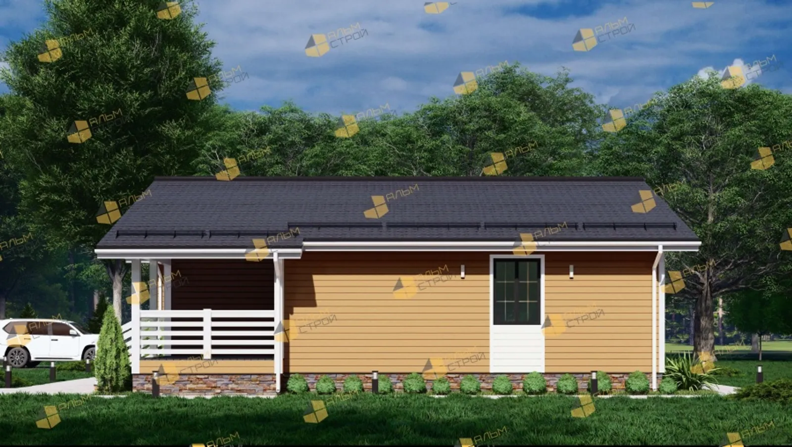 Одноэтажный коттедж Идеал