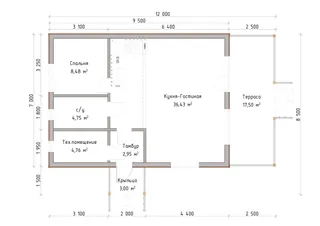 Коттедж с мансардой Ступино