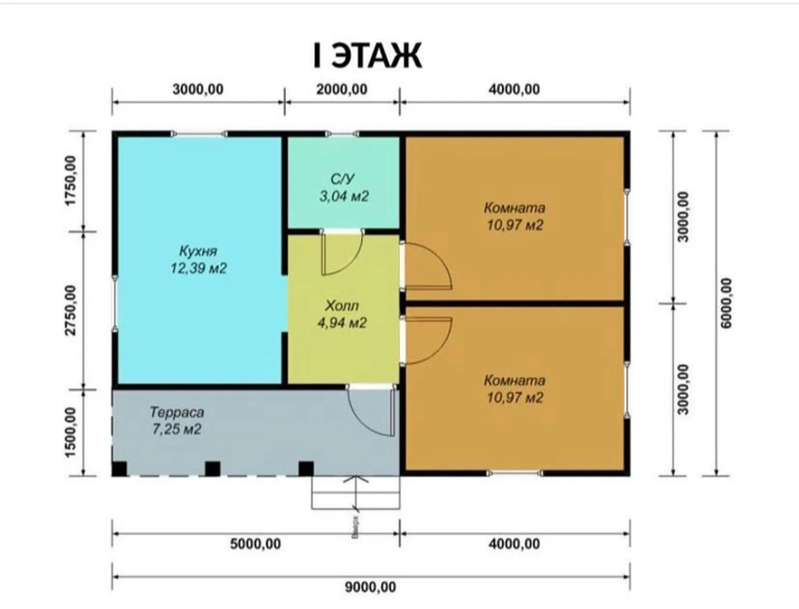 Одноэтажный дачный Дружба