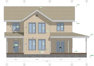 Двухэтажный коттедж Видный 2