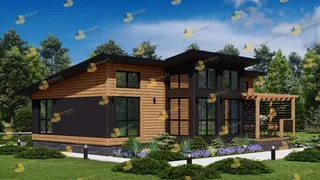 Одноэтажный коттедж Светлый