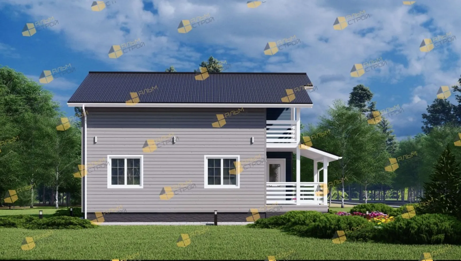 Коттедж с мансардой Кёльн