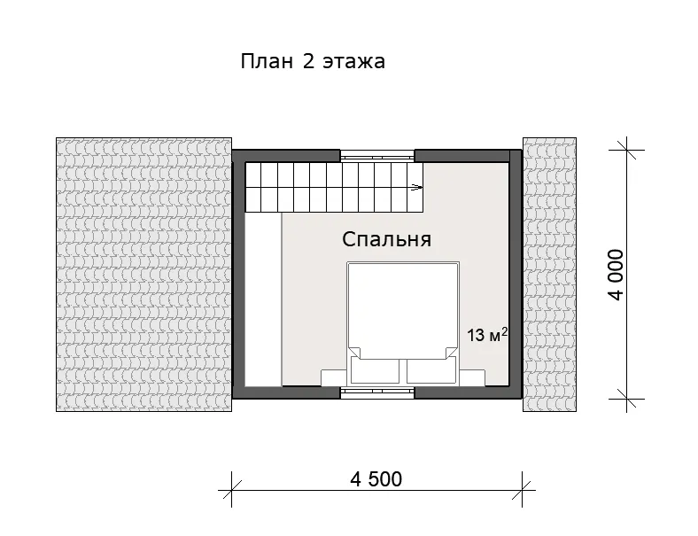 Дачный с мансардой Лидер 2