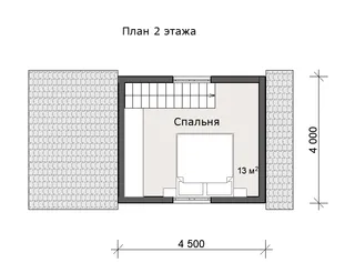 Дачный с мансардой Лидер 2