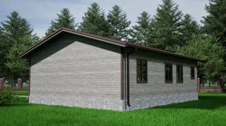 Одноэтажный коттедж Хатунь