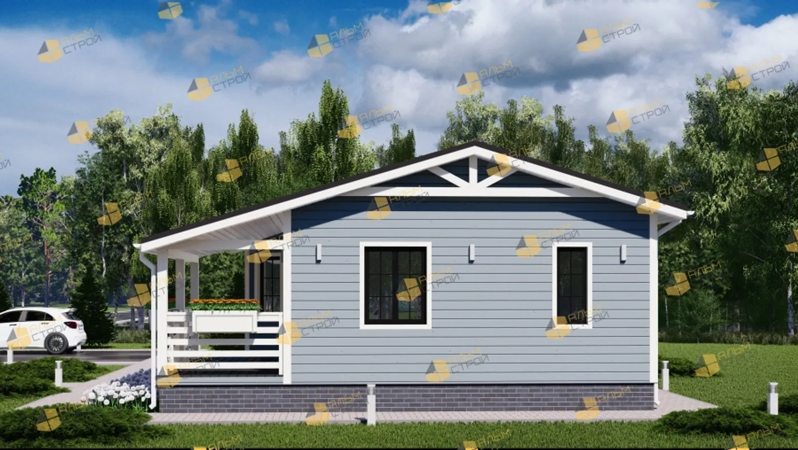 Одноэтажный коттедж Мечтатель