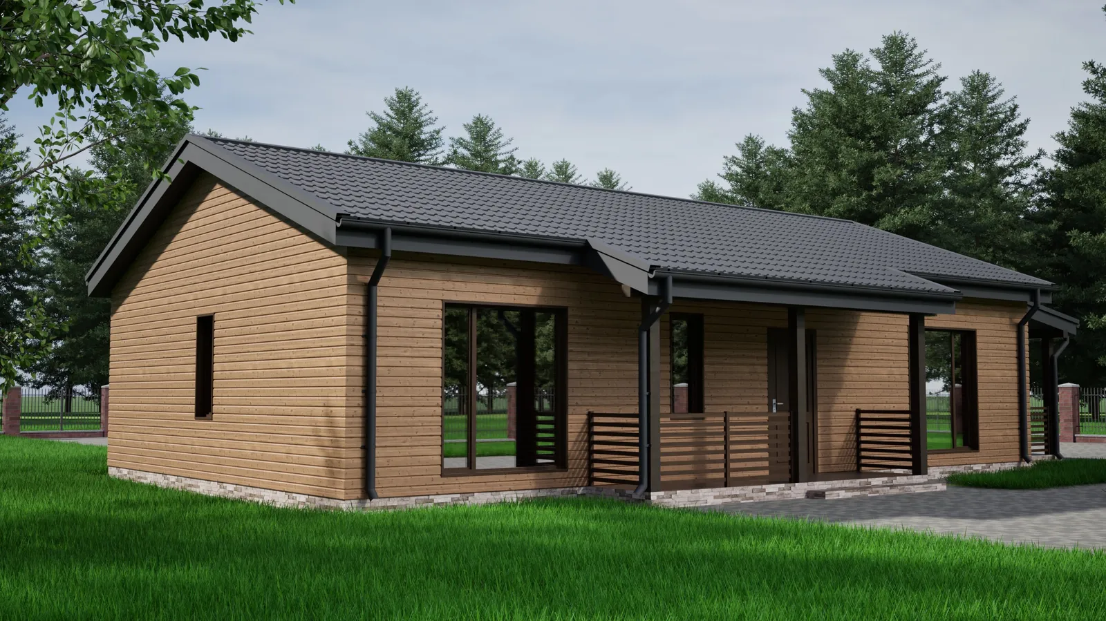 Одноэтажный коттедж Фаворит