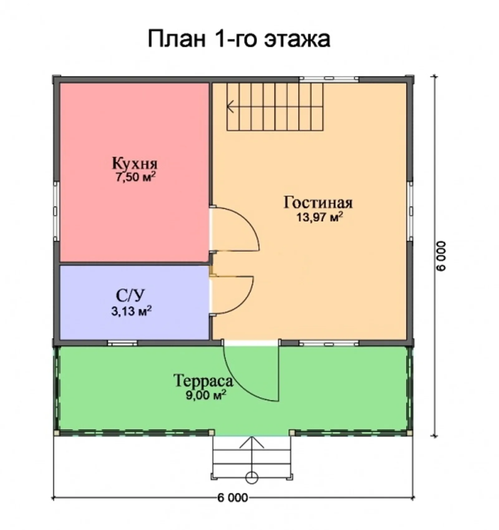 Дачный с мансардой Престиж №2