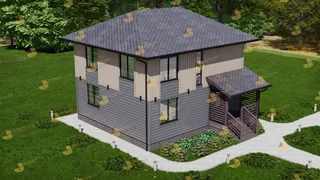 Двухэтажный коттедж Фортуна