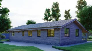 Одноэтажный коттедж Комфорт +