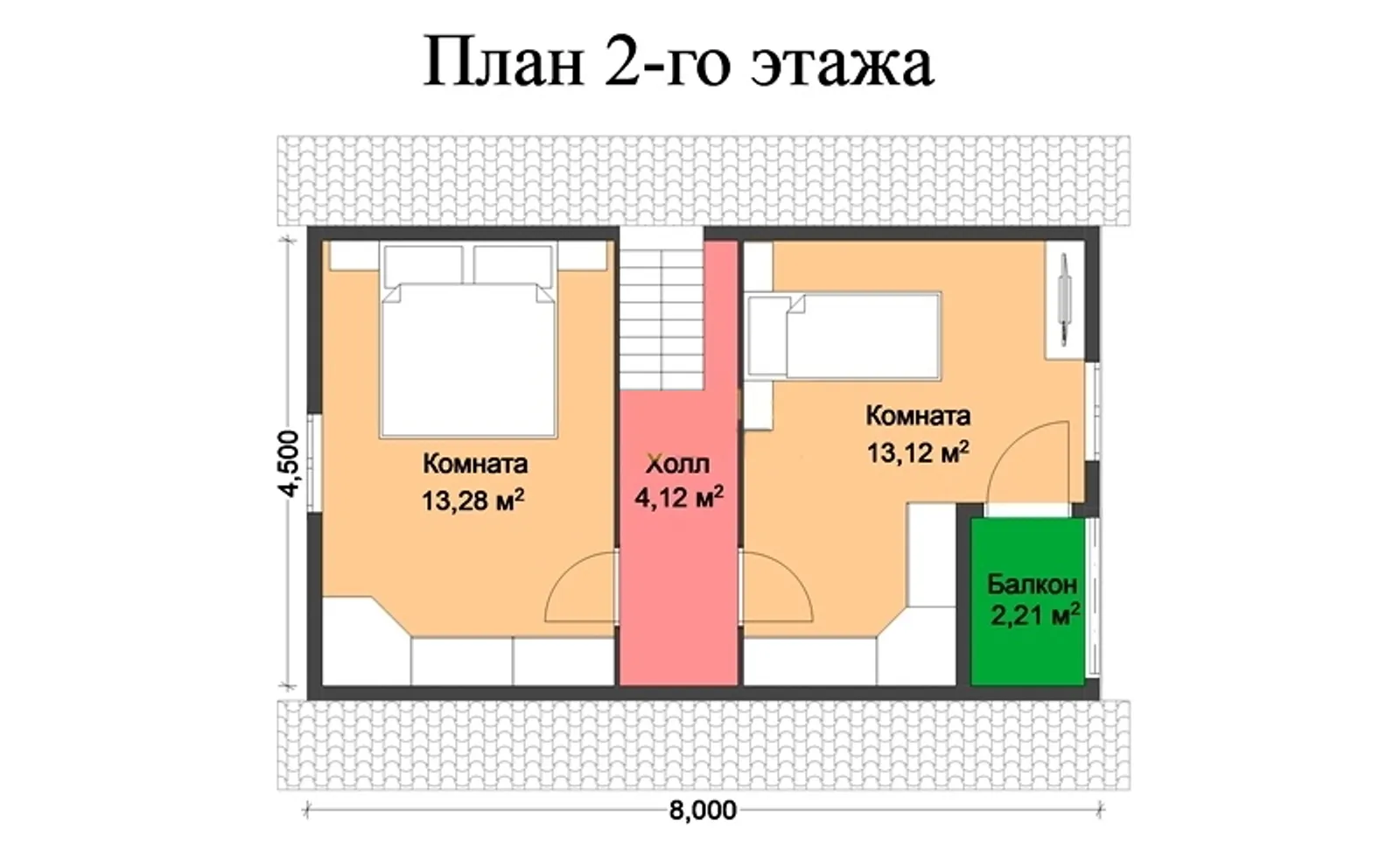 Дачный с мансардой Престиж №4