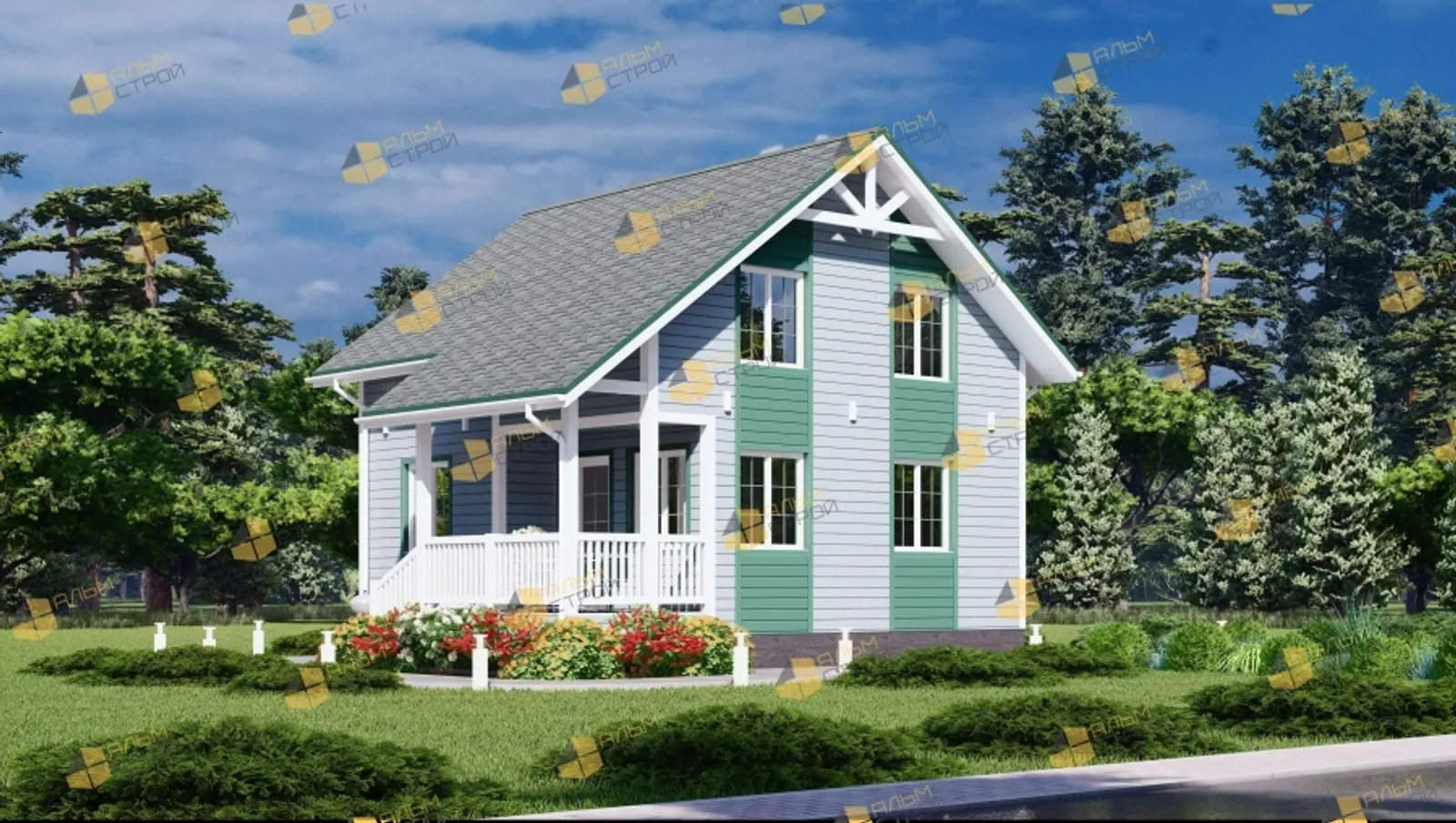 Коттедж с мансардой Севастополь