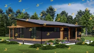 Одноэтажный коттедж Светлый