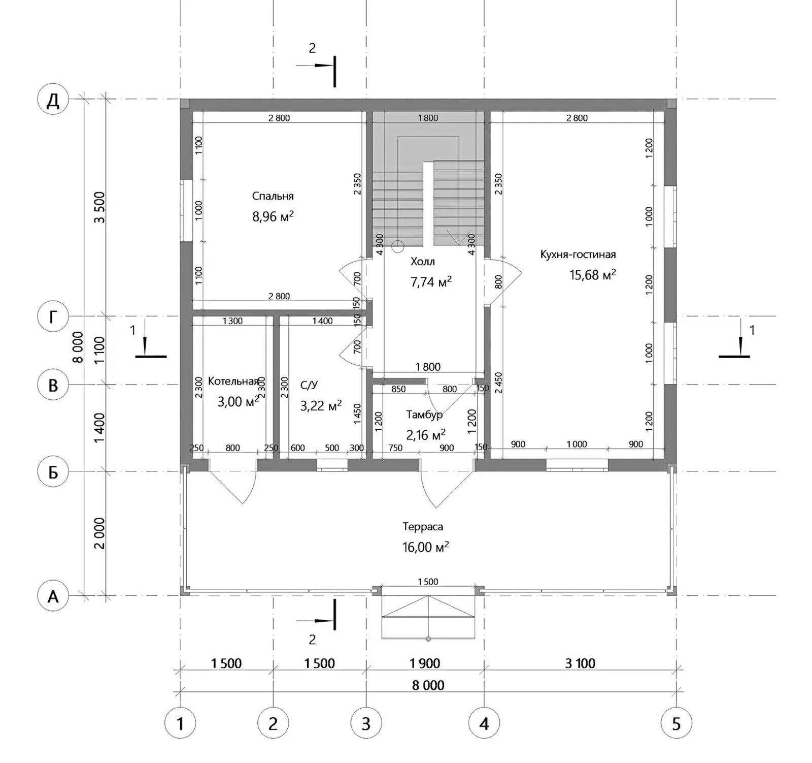 Коттедж с мансардой Рязань