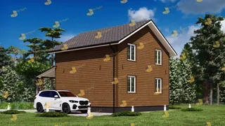 Коттедж с мансардой Уют