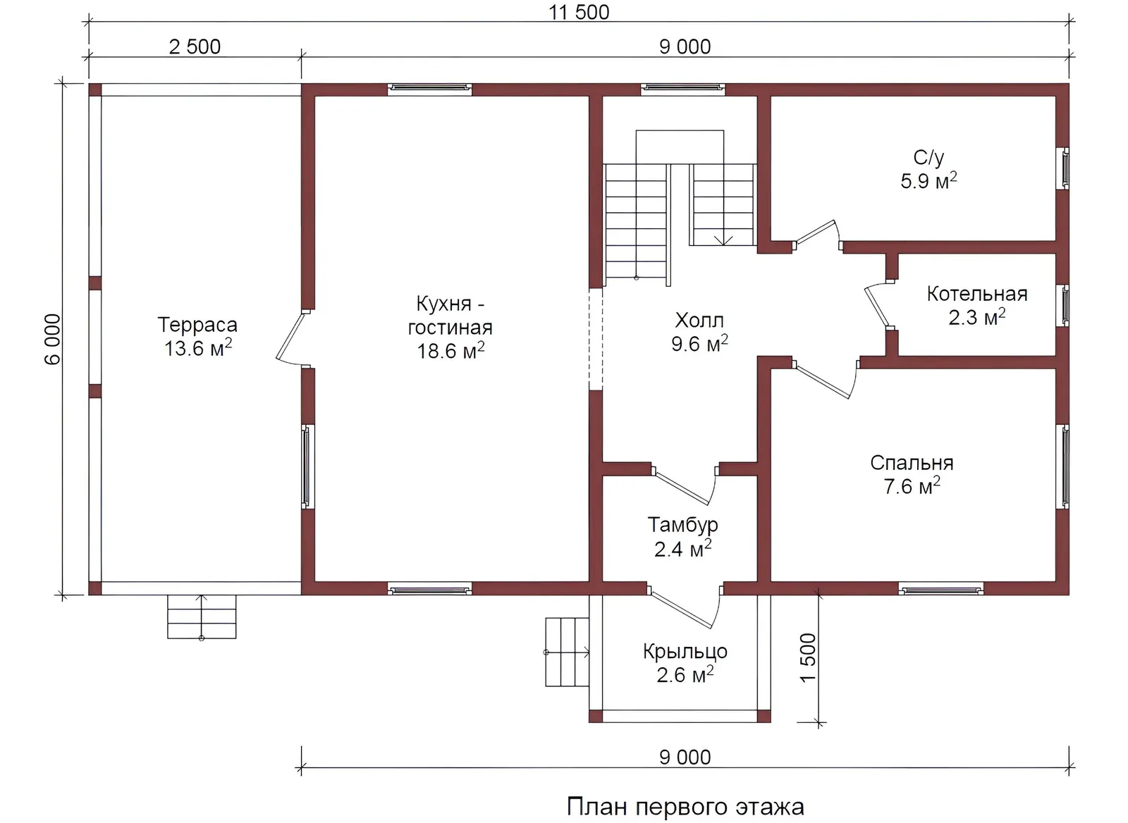 Коттедж с мансардой Подольск