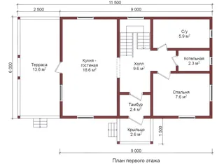 Коттедж с мансардой Подольск