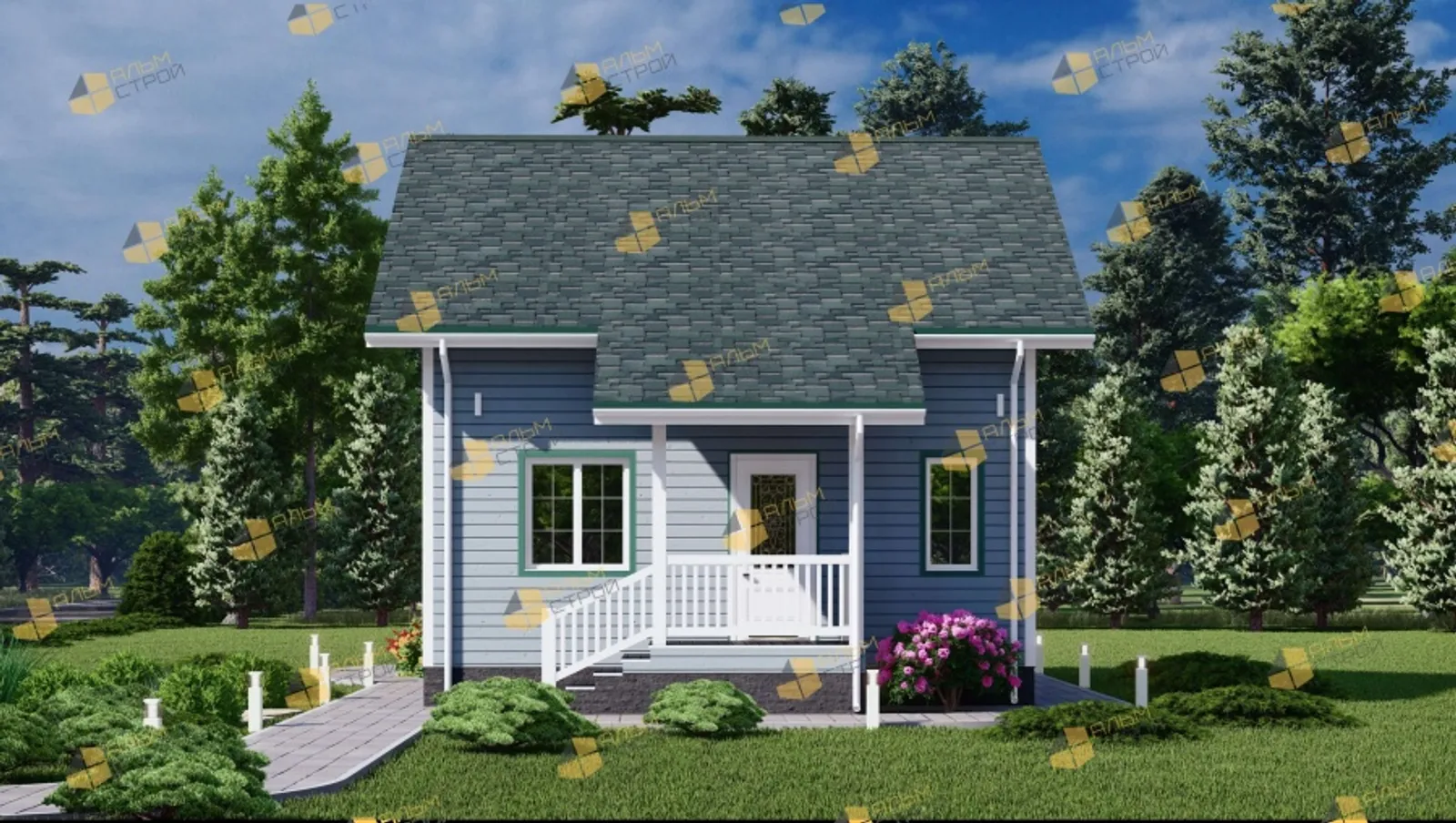 Коттедж с мансардой Севастополь