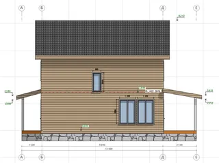 Двухэтажный коттедж Вязьма