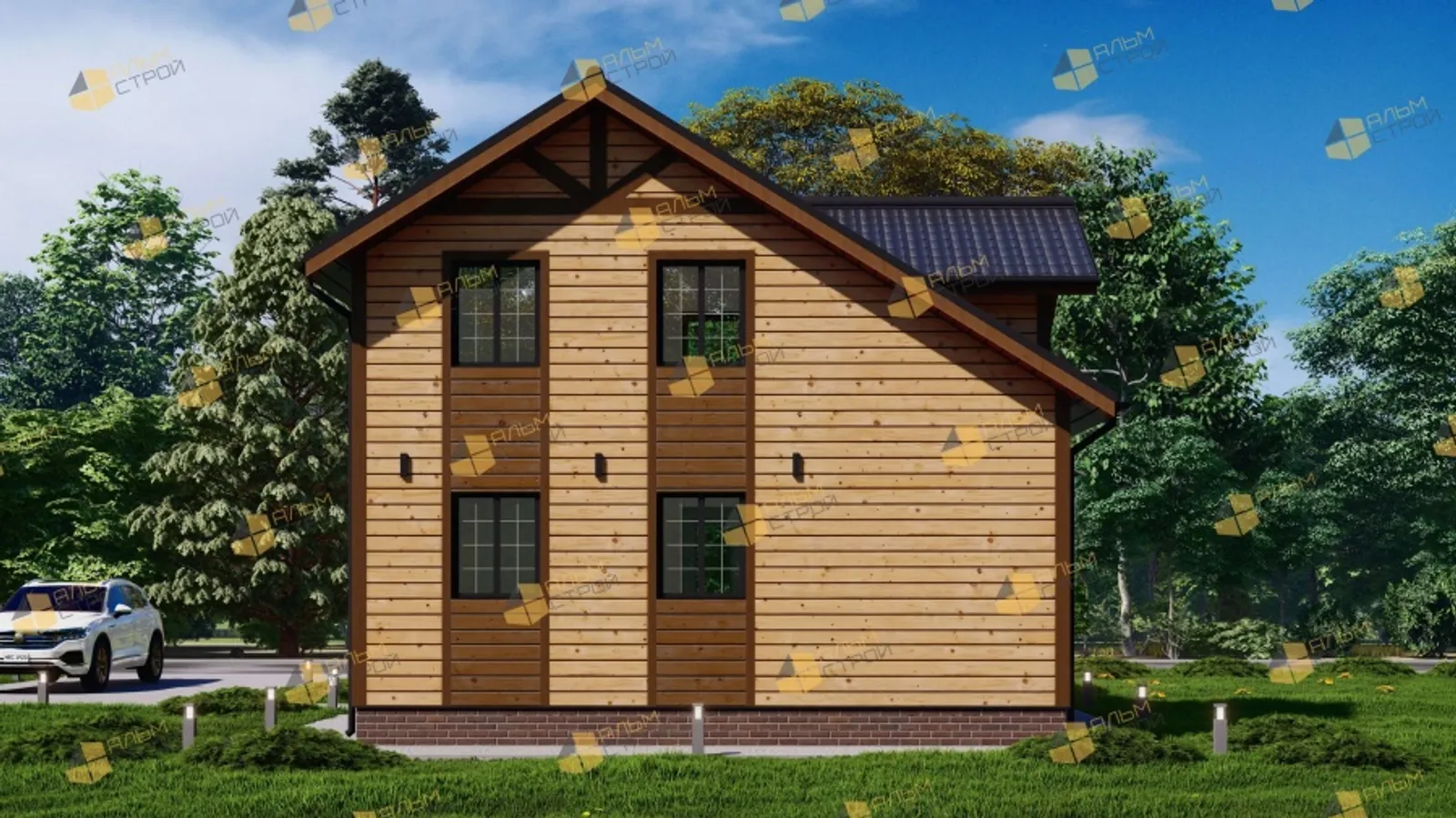 Коттедж с мансардой Канцлер