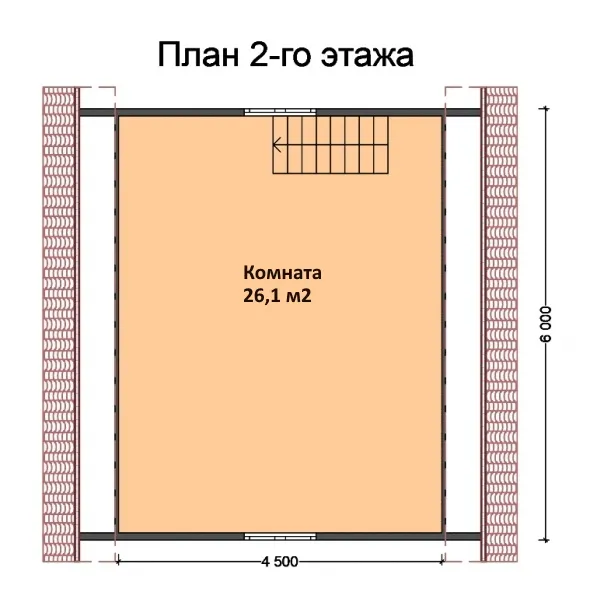 Дачный с мансардой Престиж №2