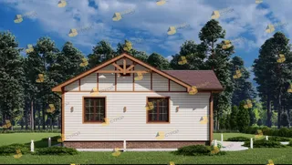 Одноэтажный коттедж Михнево