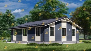 Одноэтажный коттедж Классика 2