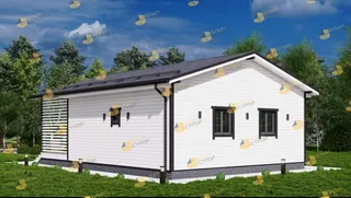 Одноэтажный коттедж Оптима 48