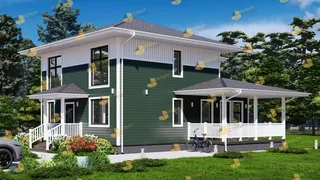 Двухэтажный коттедж Ривьера