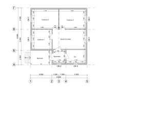 Одноэтажный коттедж Юбилейный