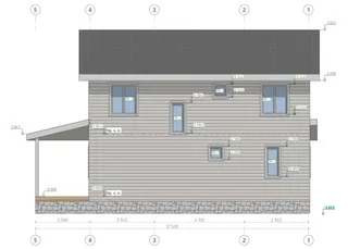 Двухэтажный коттедж Видный