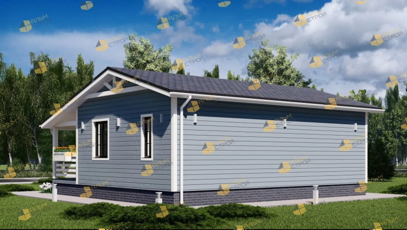 Одноэтажный коттедж Мечтатель