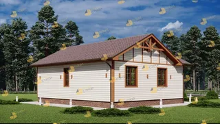 Одноэтажный коттедж Михнево