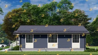 Одноэтажный коттедж Классика 2