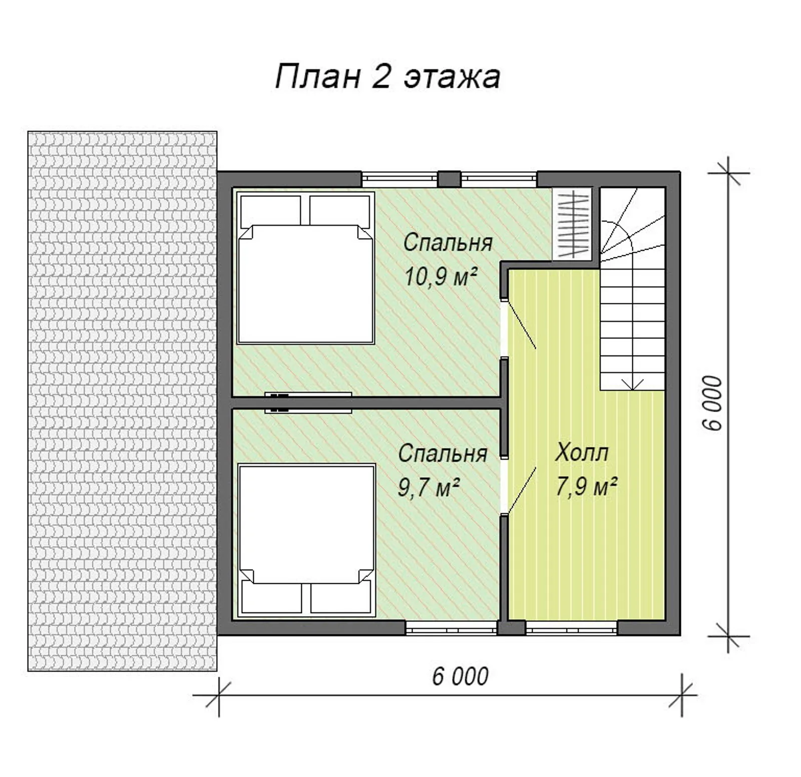 Дачный с мансардой Сказка