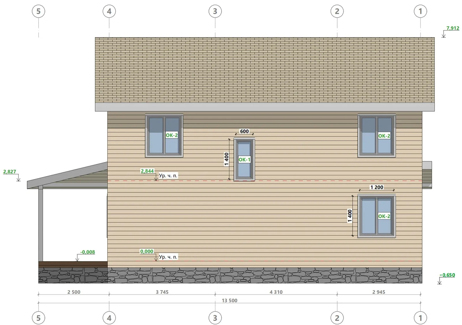 Двухэтажный коттедж Видный 2