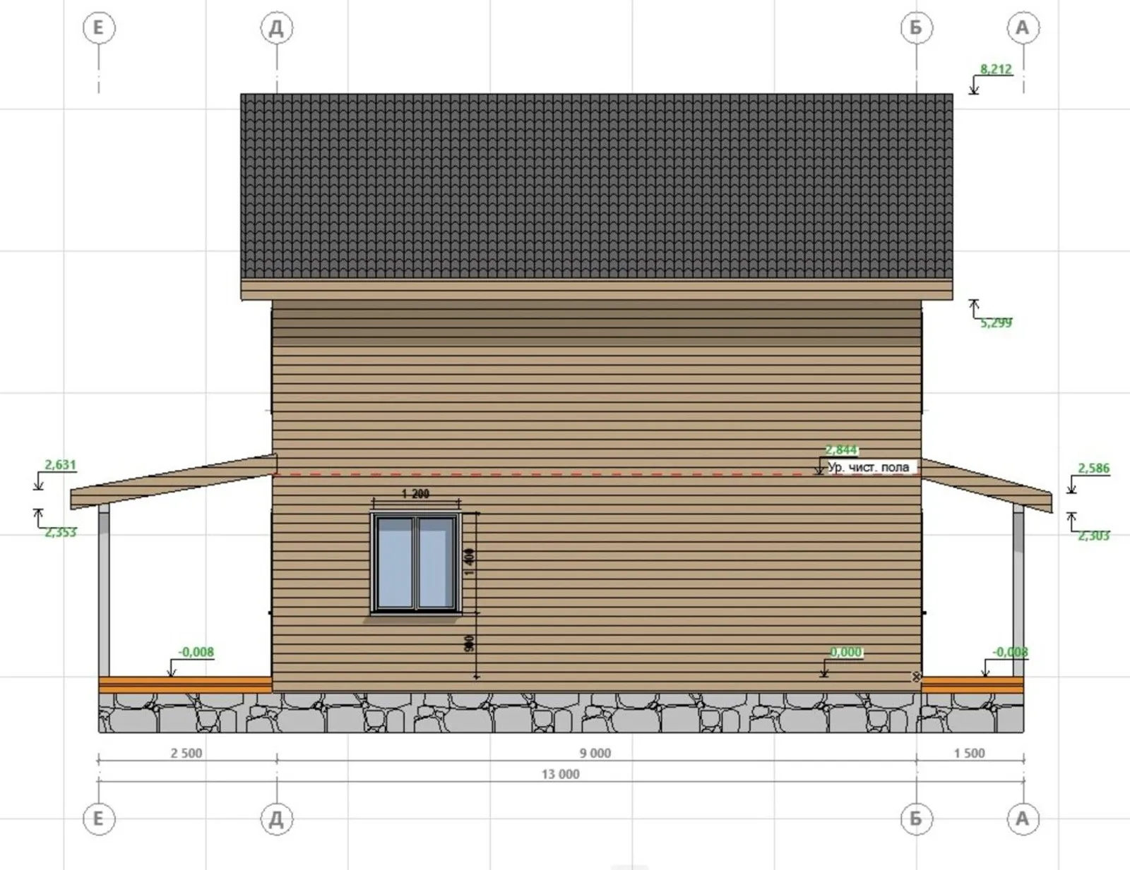 Двухэтажный коттедж Вязьма