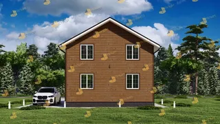 Коттедж с мансардой Уют