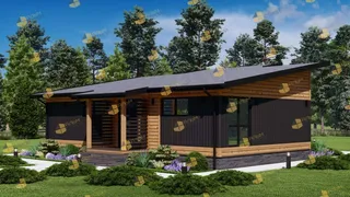 Одноэтажный коттедж Светлый