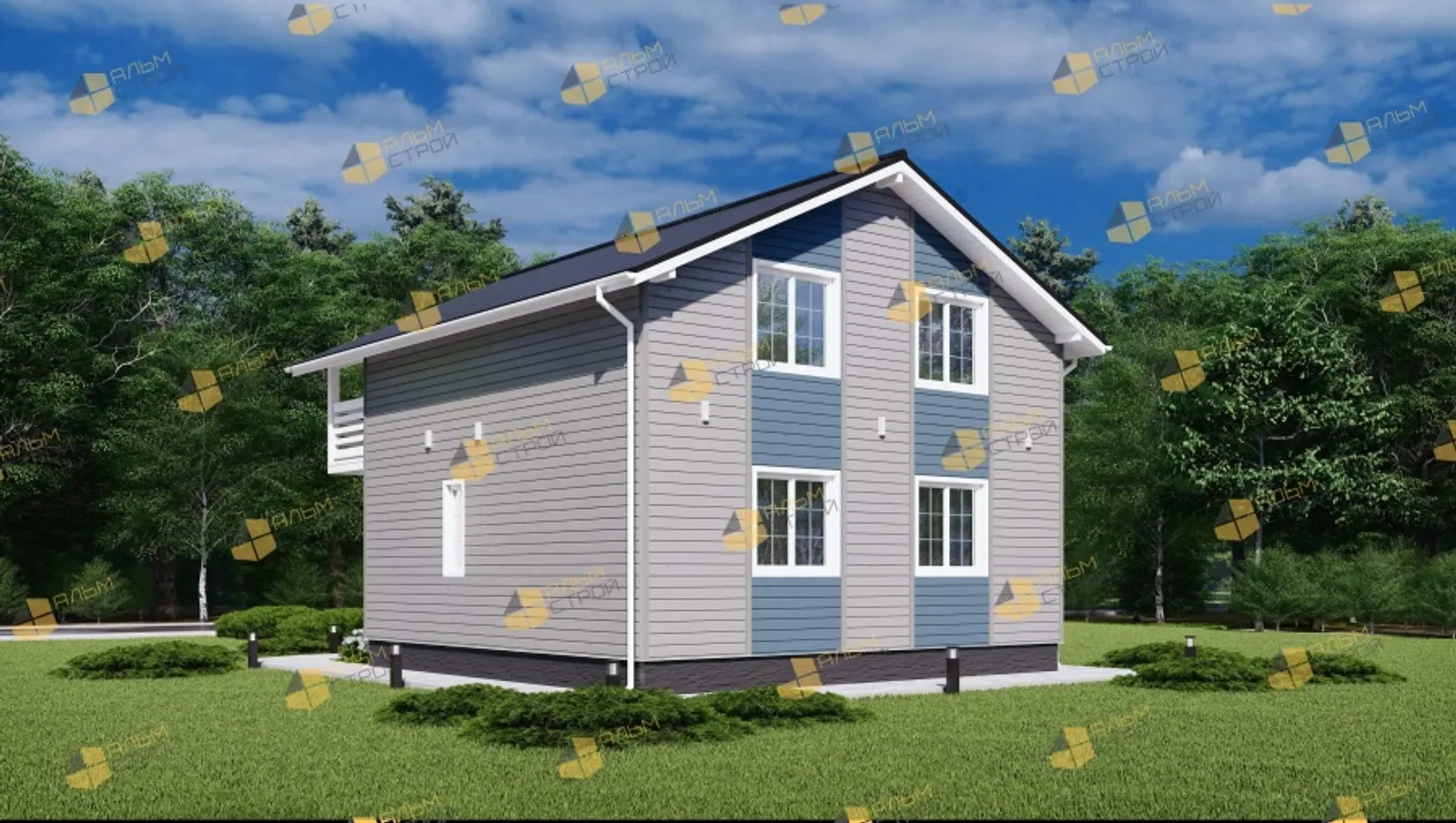 Коттедж с мансардой Кёльн