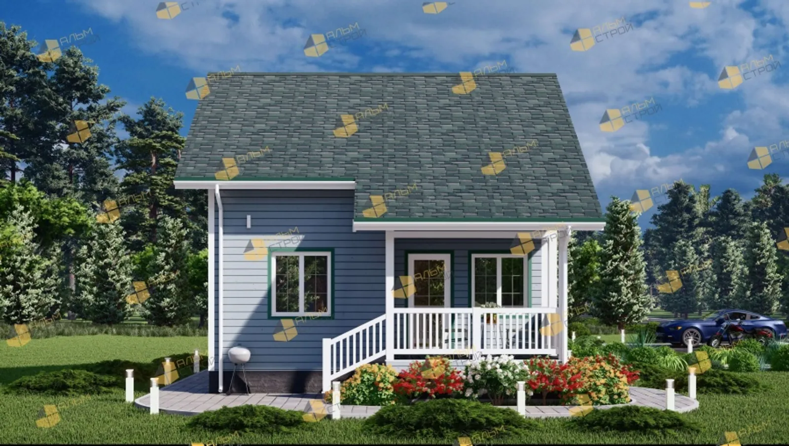 Коттедж с мансардой Севастополь