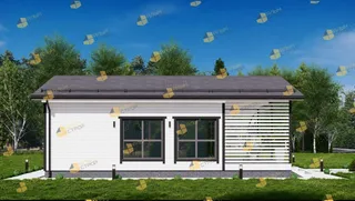 Одноэтажный коттедж Оптима 48