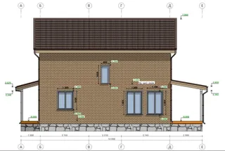 Двухэтажный коттедж Ярославль