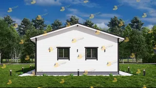Одноэтажный коттедж Оптима 48