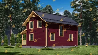 Коттедж с мансардой Подмосковье