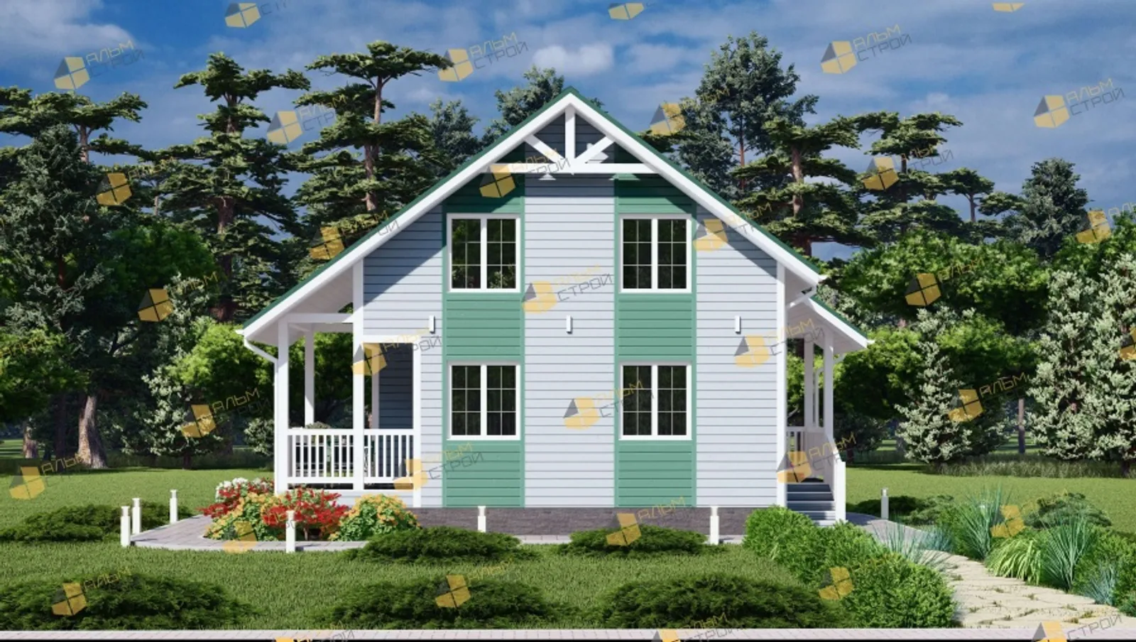 Коттедж с мансардой Севастополь