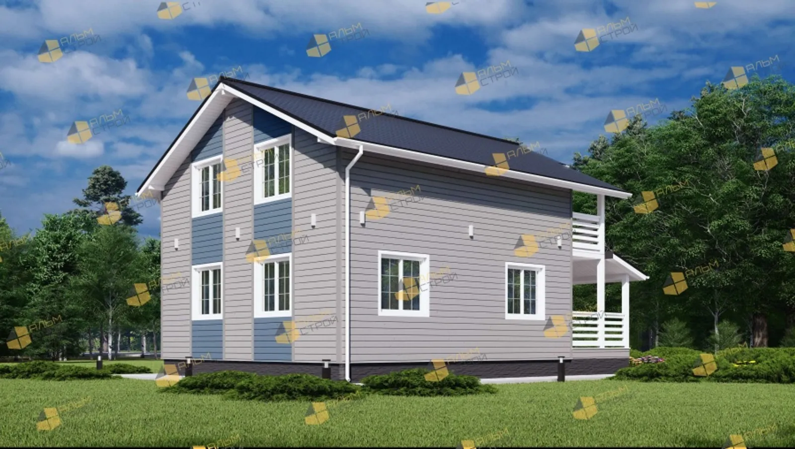 Коттедж с мансардой Кёльн