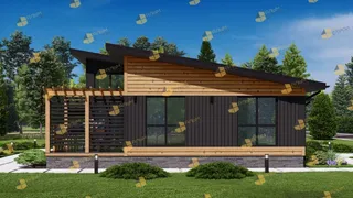 Одноэтажный коттедж Светлый