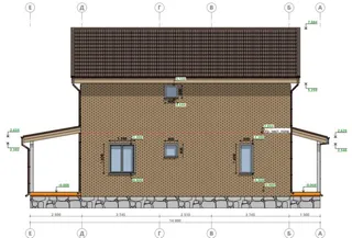 Двухэтажный коттедж Ярославль